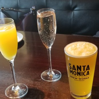 Bodega Malbec - Mimosa, sparkling pinot noir, and Santa Monica Brew Works Inclined IPA - Argentine Near Me - Toluca Lake, California