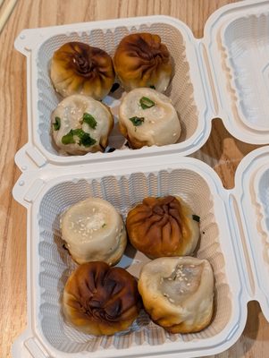 Spring Shanghai Pan-Fried Buns by null