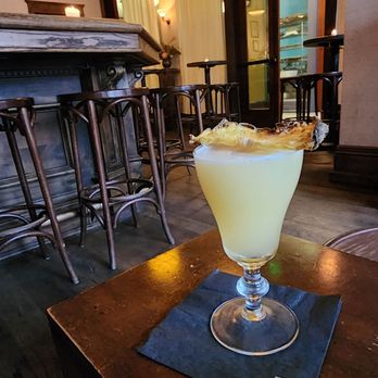 Union Lodge No.1 - Mezcal Triple Pineapple Specialty w/ a dash of Cayenne (Bartender's choice) - Cocktail Bars Near Me - Denver, Colorado Union Lodge No.1 - Mezcal Triple Pineapple Specialty w/ a dash of Cayenne (Bartender's choice) - Cocktail Bars Near Me - Denver, Colorado