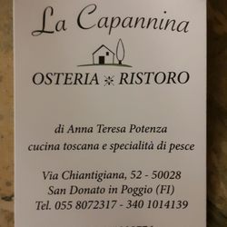 La Capannina - La Capannina, Osteria & Ristoro