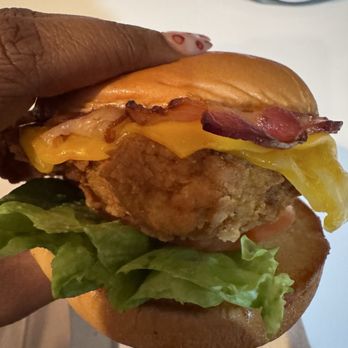 Chick-fil-A - Chick-fil-A- Deluxe Meal with bacon. The one sandwich that made it in the bag. - Chicken Shop Near Me - Sanford, Florida Chick-fil-A - Chick-fil-A- Deluxe Meal with bacon. The one sandwich that made it in the bag. - Chicken Shop Near Me - Sanford, Florida