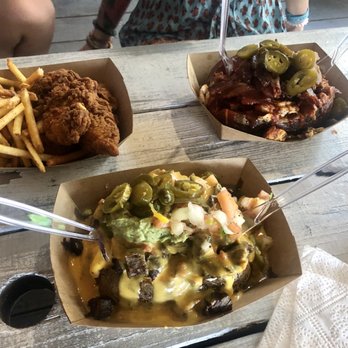 Every-Bellies - Kids chicken tenders, spicy bbq chicken baked potato, and beef fajita queso baked potato - Food Trucks Near Me - Tomball, Texas Every-Bellies - Kids chicken tenders, spicy bbq chicken baked potato, and beef fajita queso baked potato - Food Trucks Near Me - Tomball, Texas