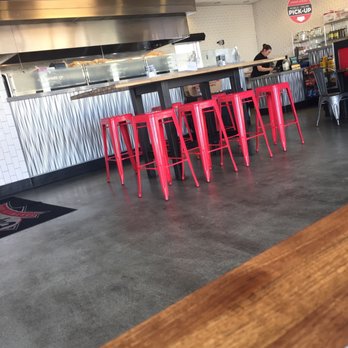 Capriotti's Sandwich Shop - a row of red stools - Sandwiches Near Me - Las Vegas, Nevada