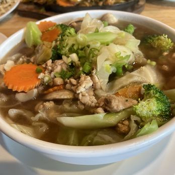 New China Cafe - Chicken and vegetables noodle soup - Chinese Near Me - Fresno, California New China Cafe - Chicken and vegetables noodle soup - Chinese Near Me - Fresno, California