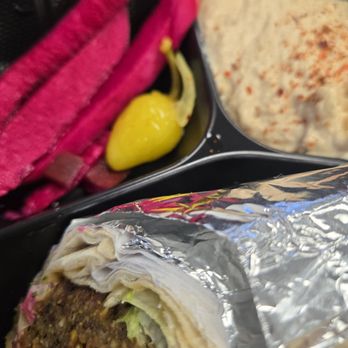 Caffé Noor - Falafel wrap - Mediterranean Near Me - Simi Valley, California