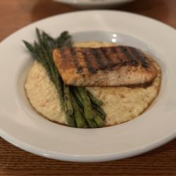 The Homestead Restaurant & Tavern - Special... salmon with risotto and asparagus, all cooked to perfection and delicious!