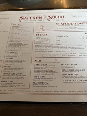 Menu photo 3 Saffron Social Peoria, IL