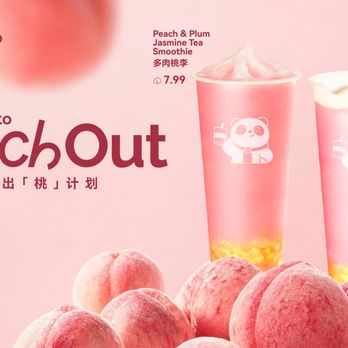 TeaByDo - New-In Peach & Plum Series - Bubble Tea Near Me - Irvine, California TeaByDo - New-In Peach & Plum Series - Bubble Tea Near Me - Irvine, California
