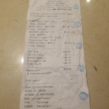 ABC Stores #38 - Charged for a chicken breast but NO chicken breast in the bag when I got home. - Convenience Stores Near Me - Honolulu, Hawaii