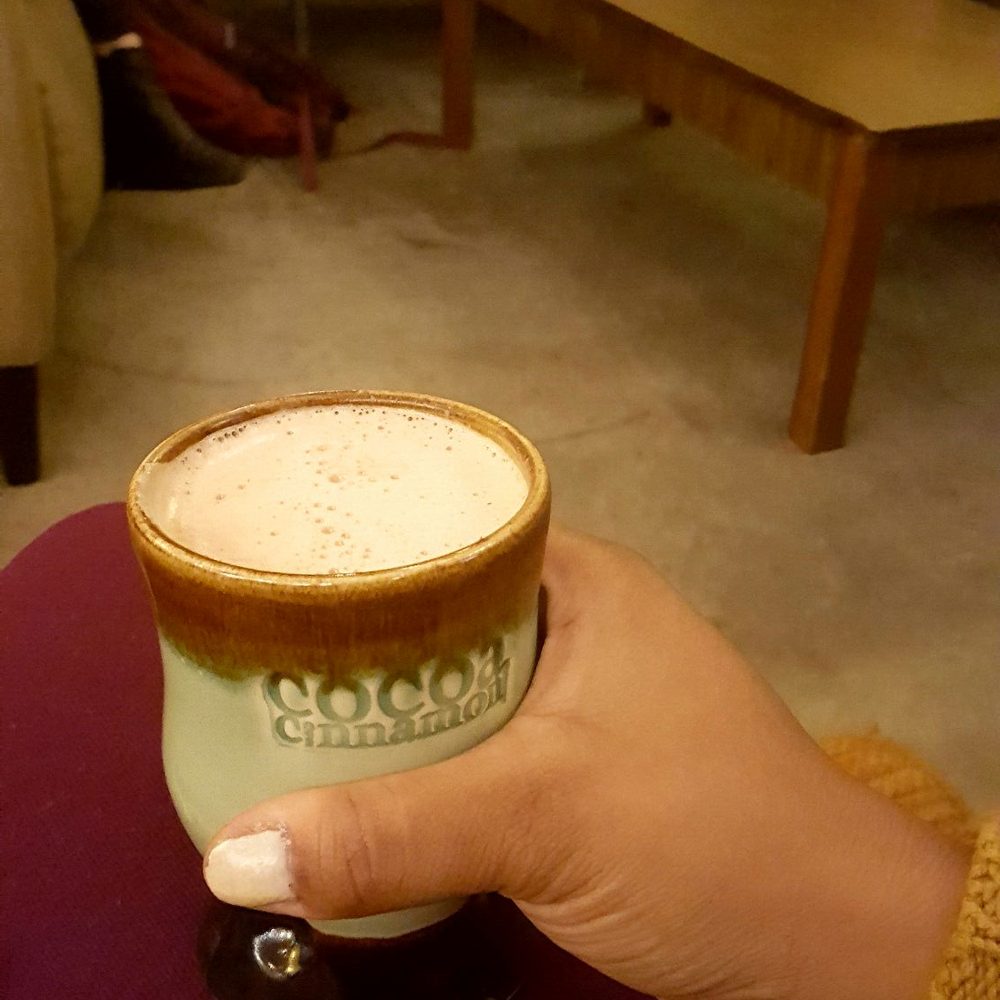 Cocoa Cinnamon - Hot milk chocolate. But try the sipping dark chocolate too. - Coffee & Tea Near Me - Durham, North Carolina Cocoa Cinnamon - Hot milk chocolate. But try the sipping dark chocolate too. - Coffee & Tea Near Me - Durham, North Carolina