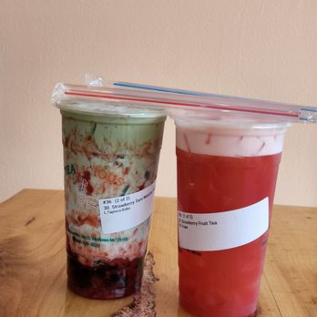 Tealicious Banhmi & Boba - Strawberry Taro Matcha Latte & Strawberry Fruit Tea - Bubble Tea Near Me - Matthews, North Carolina Tealicious Banhmi & Boba - Strawberry Taro Matcha Latte & Strawberry Fruit Tea - Bubble Tea Near Me - Matthews, North Carolina