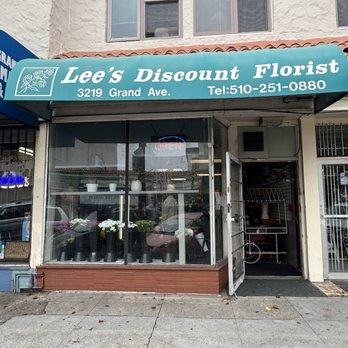 Lee's Discount Florist - Outside the shop. - Florists Near Me - Oakland, California Lee's Discount Florist - Outside the shop. - Florists Near Me - Oakland, California