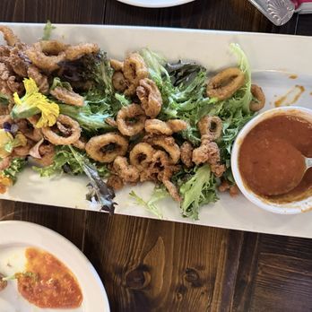 Zest Kitchen & Bar - Fried calamari- best sauce ever! - Cocktail Bars Near Me - Port St. Lucie, Florida