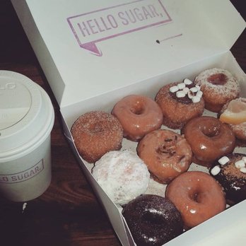 Hello Sugar - Hello Sugar, "carousel" donut order (one of each flavor) - Donuts Near Me - Spokane, Washington Hello Sugar - Hello Sugar, "carousel" donut order (one of each flavor) - Donuts Near Me - Spokane, Washington