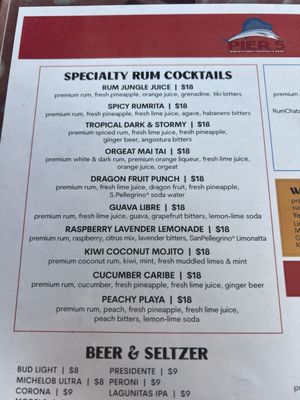 Menu photo 4 Pier 5 Miami, FL