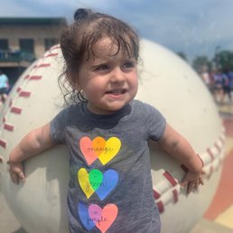 She LOVED the splash pad.