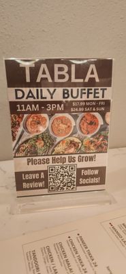 Menu photo 7 Tabla Indian Restaurant Clermont Clermont, FL Menu photo 7 Tabla Indian Restaurant Clermont Clermont, FL