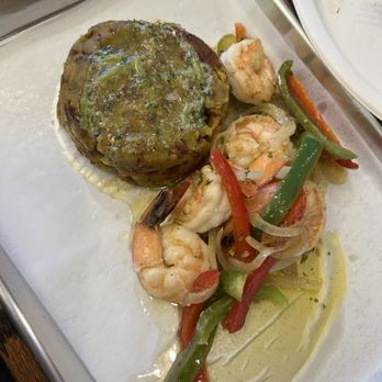El Caribeno - Mofongo con camarones - Puerto Rican Near Me - Houston, Texas