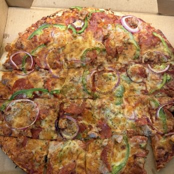 Imo’s Pizza - Large Italian Sausage, Pepperoni, Green Peppers and Onions - Pizza Near Me - Kansas City, Missouri