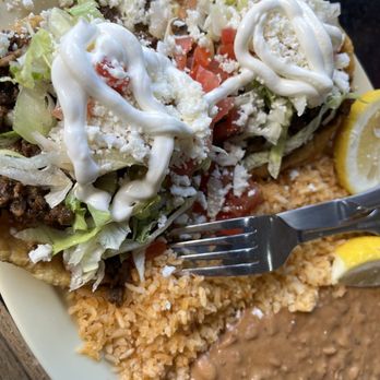 Saborcitos Latinos - Sopes,rice & beans combo - Mexican Near Me - San Fernando, California Saborcitos Latinos - Sopes,rice & beans combo - Mexican Near Me - San Fernando, California