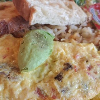 Carnegie Diner & Cafe - Closeup of the Californian Omelette. - Breakfast & Brunch Near Me - Secaucus, New Jersey