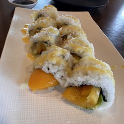 Sushi House - Mango roll- so yummy and vegetarian