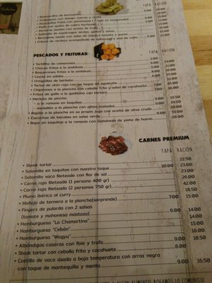 Menu photo 2 La Chamartina Madrid, M