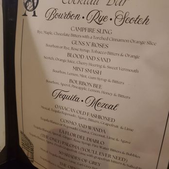 Barrel Aged Cocktail Bar & Lounge - Menu - American Near Me - Martinez, California Barrel Aged Cocktail Bar & Lounge - Menu - American Near Me - Martinez, California