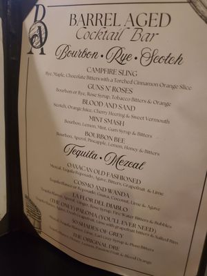 Menu photo 3 Barrel Aged Cocktail Bar & Lounge Martinez, CA Menu photo 3 Barrel Aged Cocktail Bar & Lounge Martinez, CA