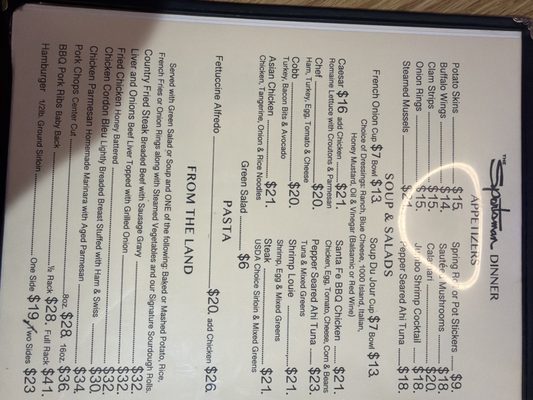 Menu photo 3 The Sportsman Restaurant Camarillo, CA