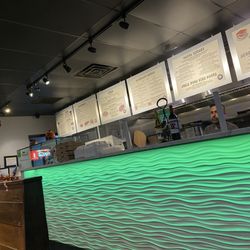 Rocky's Pizza - Counter and kitchen area