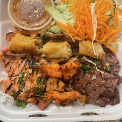 Pho 2 Love - N7. Grilled Combination Noodle Bowl