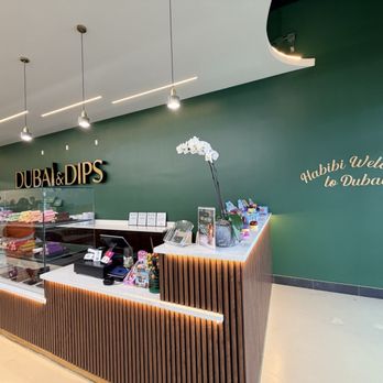 Dubai & Dips - Front counter - Desserts Near Me - Houston, Texas Dubai & Dips - Front counter - Desserts Near Me - Houston, Texas