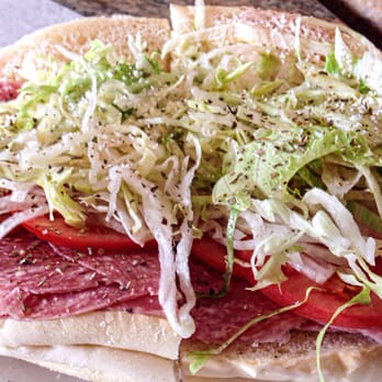Menlo Pizza & Subs - Half Thumann's salami & provolone sub, with everything. Pretty much perfect. - Pizza Near Me - Edison, New Jersey Menlo Pizza & Subs - Half Thumann's salami & provolone sub, with everything. Pretty much perfect. - Pizza Near Me - Edison, New Jersey
