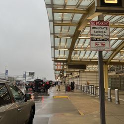Ronald Reagan Washington National Airport - Terminal A - 2/20/26 Hard to tell but the lights are red white and blue USA!!