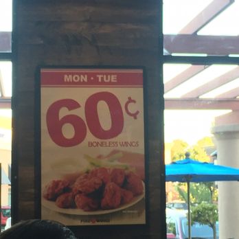 Fire Wings - Natomas - 60 cent Boneless Wings on Monday and Tuesday! - Chicken Wings Near Me - Sacramento, California Fire Wings - Natomas - 60 cent Boneless Wings on Monday and Tuesday! - Chicken Wings Near Me - Sacramento, California