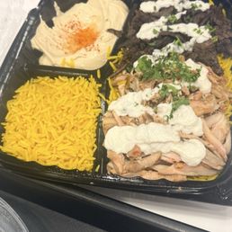 Wagyu Beef & Chicken Shawarma Plate Wagyu Beef & Chicken Shawarma Plate