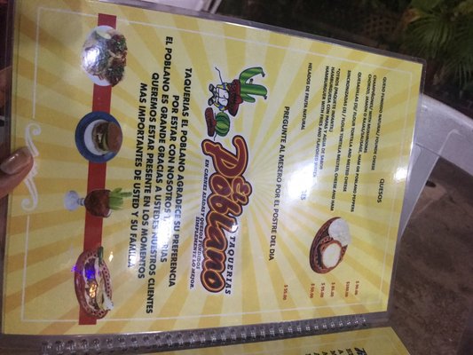 Menu photo 3 El Poblano Cancún, ROO