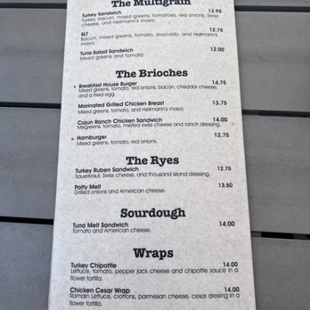Breakfast House - Sandwich menu - Breakfast & Brunch Near Me - Chicago, Illinois