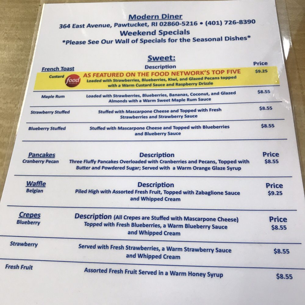 Modern Diner - Diners Near Me - Pawtucket, Rhode Island Modern Diner - Diners Near Me - Pawtucket, Rhode Island