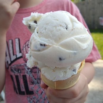 Hayden's Diner & Ice Cream - Hayden's Diner - medium two-scoop cone, Cookie Dough. - Ice Cream & Frozen Yogurt Near Me - Kent, New York Hayden's Diner & Ice Cream - Hayden's Diner - medium two-scoop cone, Cookie Dough. - Ice Cream & Frozen Yogurt Near Me - Kent, New York