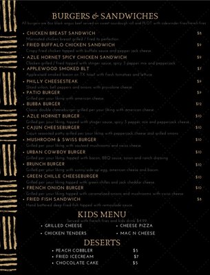 Menu photo 4 On The Patio Azle, TX Menu photo 4 On The Patio Azle, TX