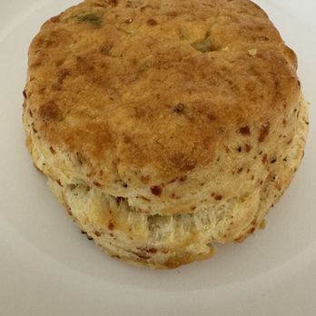 House Roots Coffee - Bacon Cheddar Chive Scone - dry with no taste or visibility of Cheddar or Bacon - Bakeries Near Me - Chatsworth, California House Roots Coffee - Bacon Cheddar Chive Scone - dry with no taste or visibility of Cheddar or Bacon - Bakeries Near Me - Chatsworth, California
