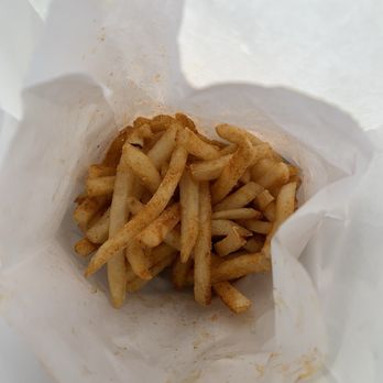 Top Shelf Tacos - Asked for no seasoning on my fries.  They failed 2 visits in a row. - Mexican Near Me - Carson, California