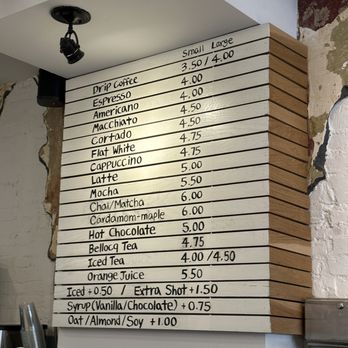 Pavé - 8/21/2023 Drink menu - Bakeries Near Me - New York, New York