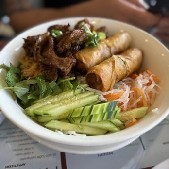 Pho Ky Dong - Bun Thi Nuong! BBQ Pork with Eggrolls - Vietnamese Near Me - Tustin, California Pho Ky Dong - Bun Thi Nuong! BBQ Pork with Eggrolls - Vietnamese Near Me - Tustin, California