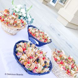 Delicious Boards - Charcuterie Cones for wedding reception