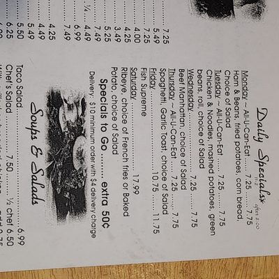 Menu photo 1 Park Ave Diner Terre Haute, IN Menu photo 1 Park Ave Diner Terre Haute, IN