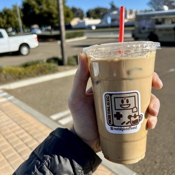 Nostalgic Coffee SD - Iced vanilla latte with whole milk large - Acai Bowls Near Me Nostalgic Coffee SD - Iced vanilla latte with whole milk large - Acai Bowls Near Me