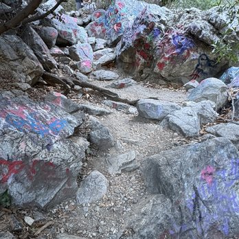Bonita Falls - trail going to to falls - Hiking Near Me - San Bernardino, California Bonita Falls - trail going to to falls - Hiking Near Me - San Bernardino, California